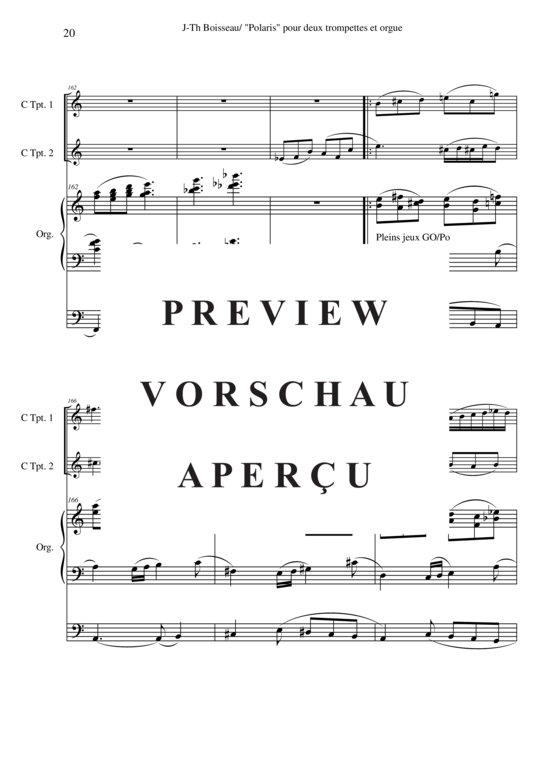 Product gallery: Page 21 of 31 Polaris , , (2x trumpet in C + organ)