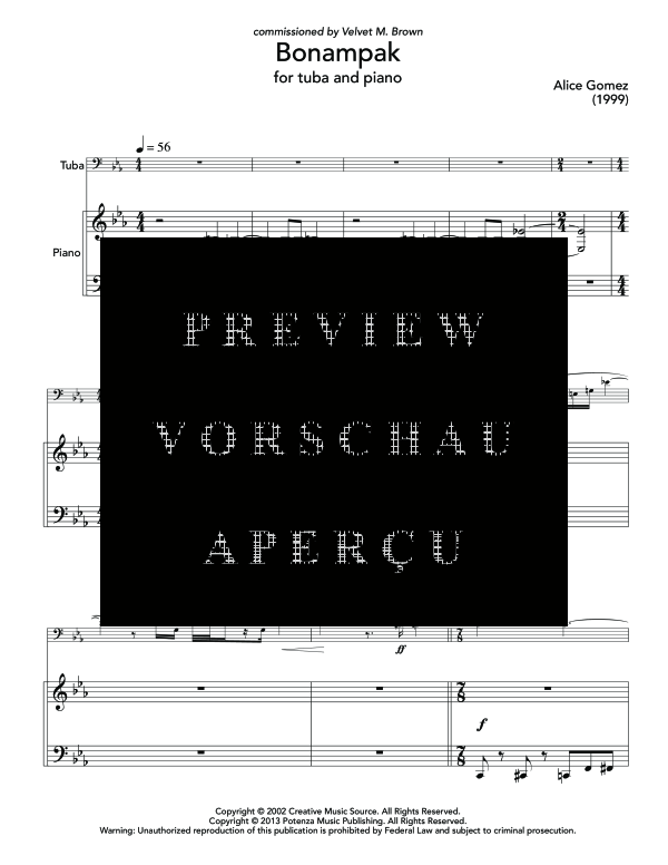 Product gallery: Page 5 of 11 Bonampak, , (tuba and piano)
