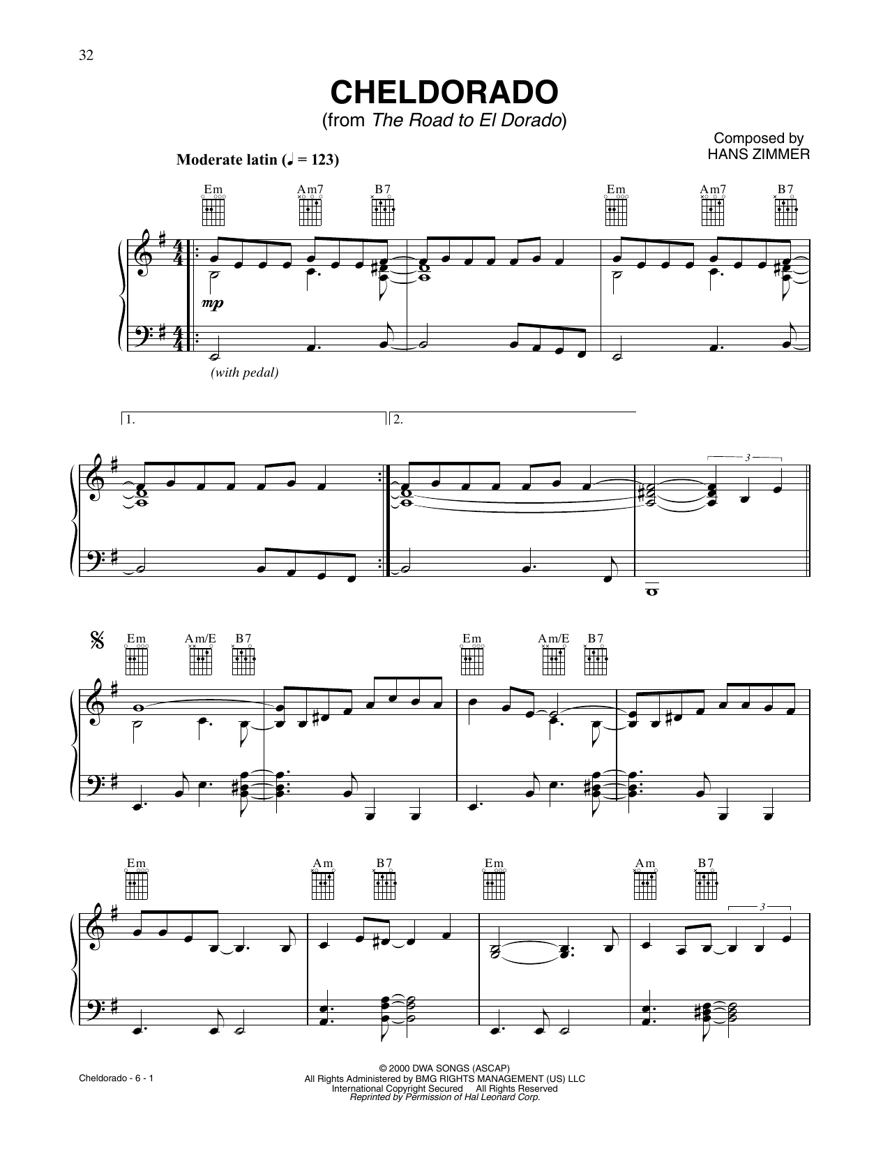 Produktbild zu: Cheldorado (from The Road To El Dorado)