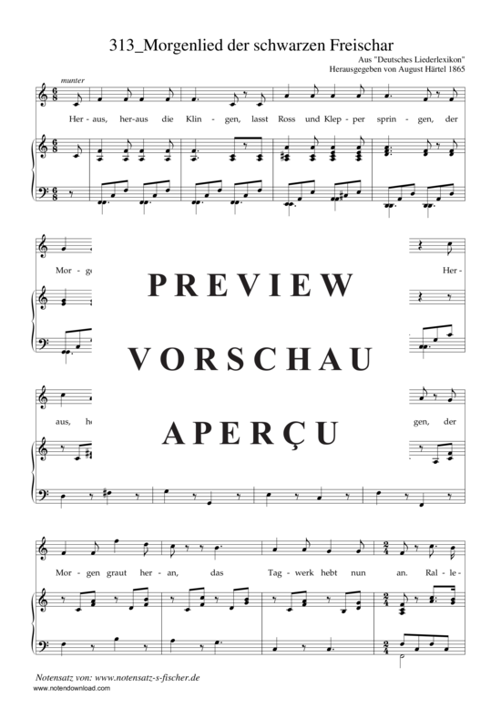Product gallery: Page 2 of 3 Morgenlied der schwarzen Freischar , , Piano and Voice