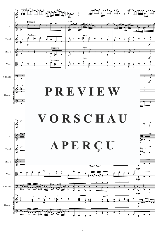 Product gallery: Page 8 of 11 Concerto in A minor BWV 1044, , Mixed Ensemble Flute, Violin, Strings and Harpsichord Bc