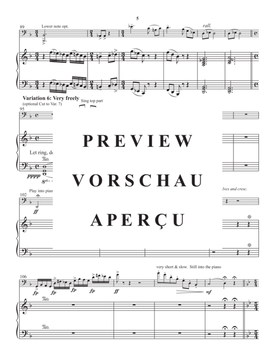 Product gallery: Page 7 of 21 Rite of Passage , , (euphonium + piano)