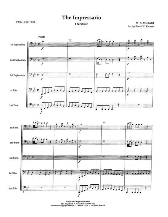 Product picture to: Impresario Overture, The Wolfgang Amadeus Mozart