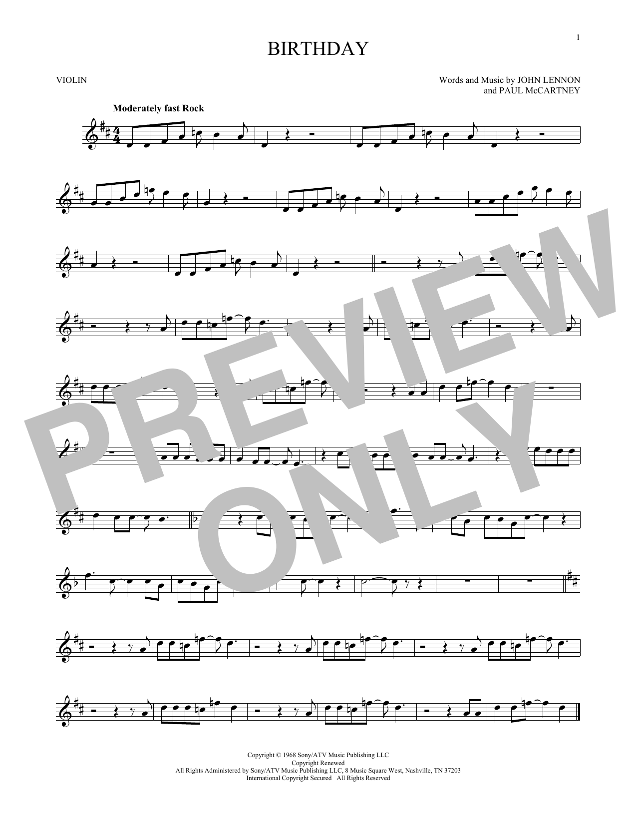 Product gallery: Page 1 of 1 Birthday, The Beatles