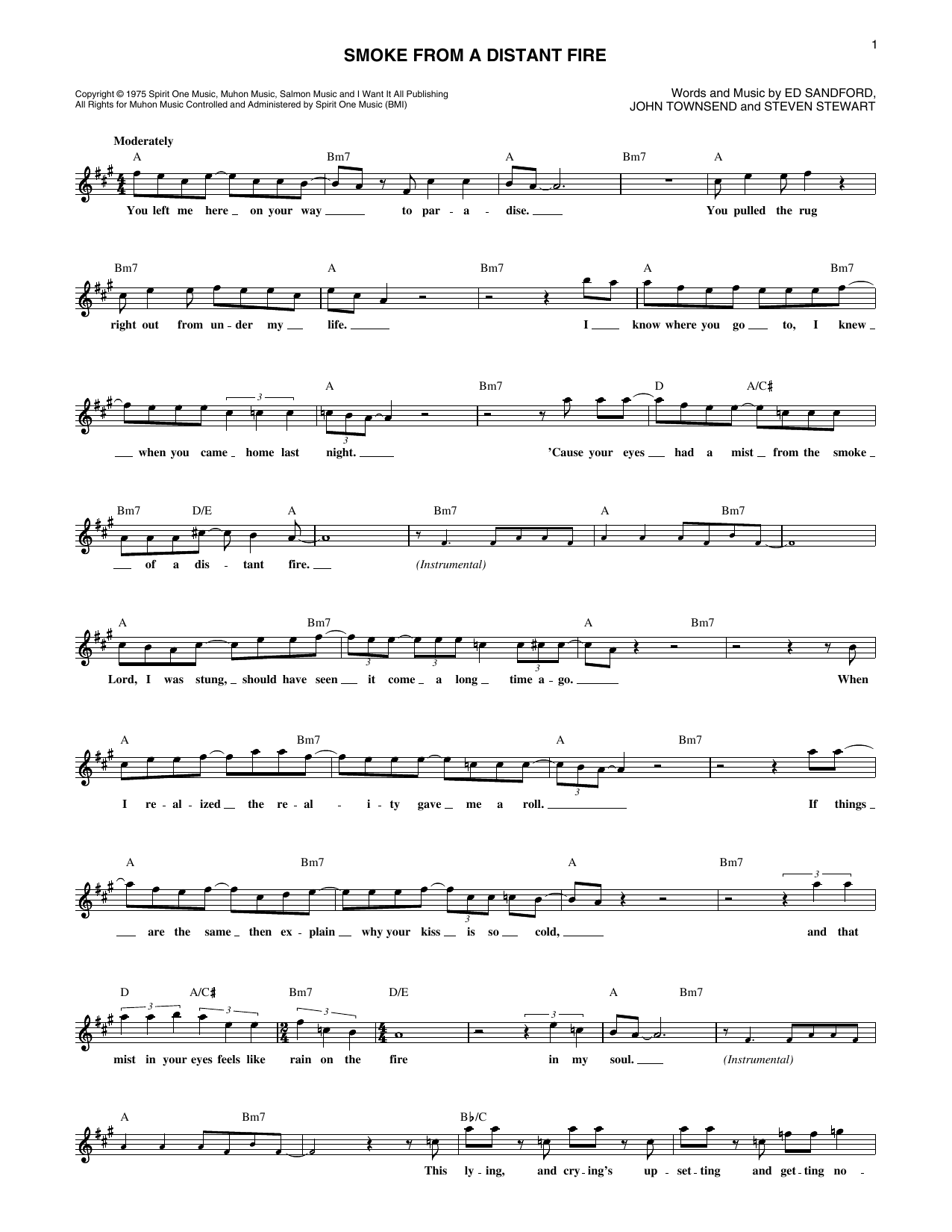 Produktbild zu: Smoke From A Distant Fire