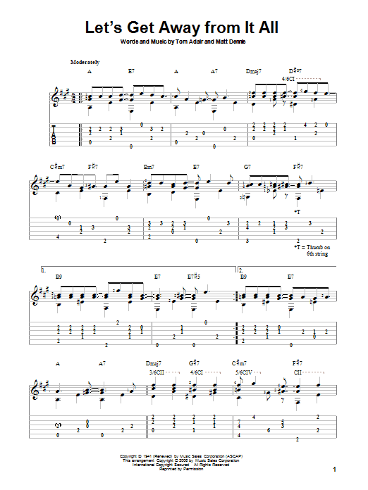 Product picture to: Let's Get Away From It All