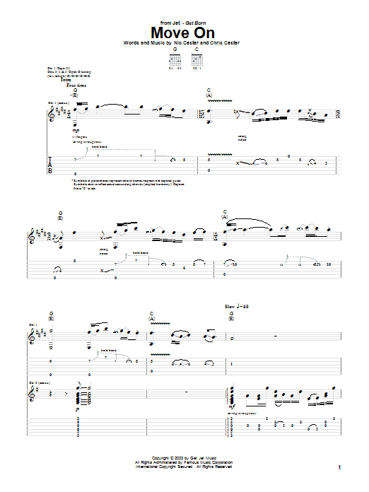 Produktgalerie: Seite 1 von 1 Move On, Jet, Gitarre
