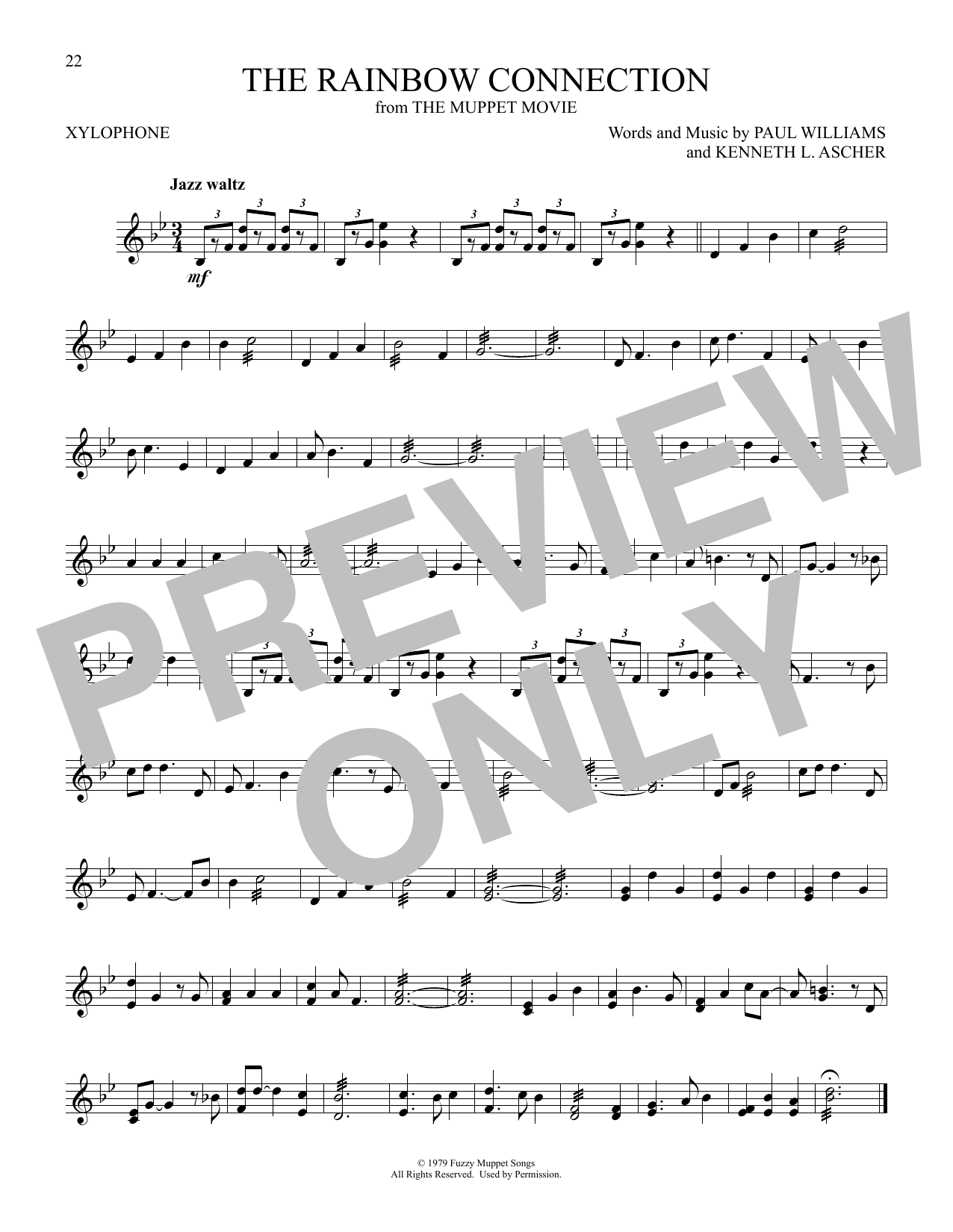 Produktgalerie: Seite 1 von 1 The Rainbow Connection, Paul Williams, Xylophon