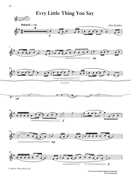 Produktgalerie: Seite 1 von 1 Every Little Thing You Say, John Kember, Klavier, Trompete