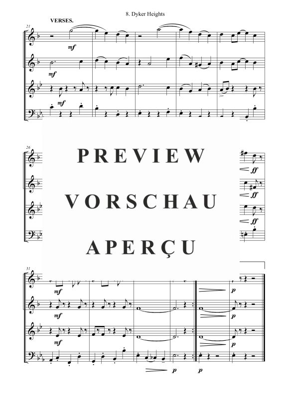 Produktgalerie: Seite 4 von 8 Dyker Heights, , (Blechbläserquartett)