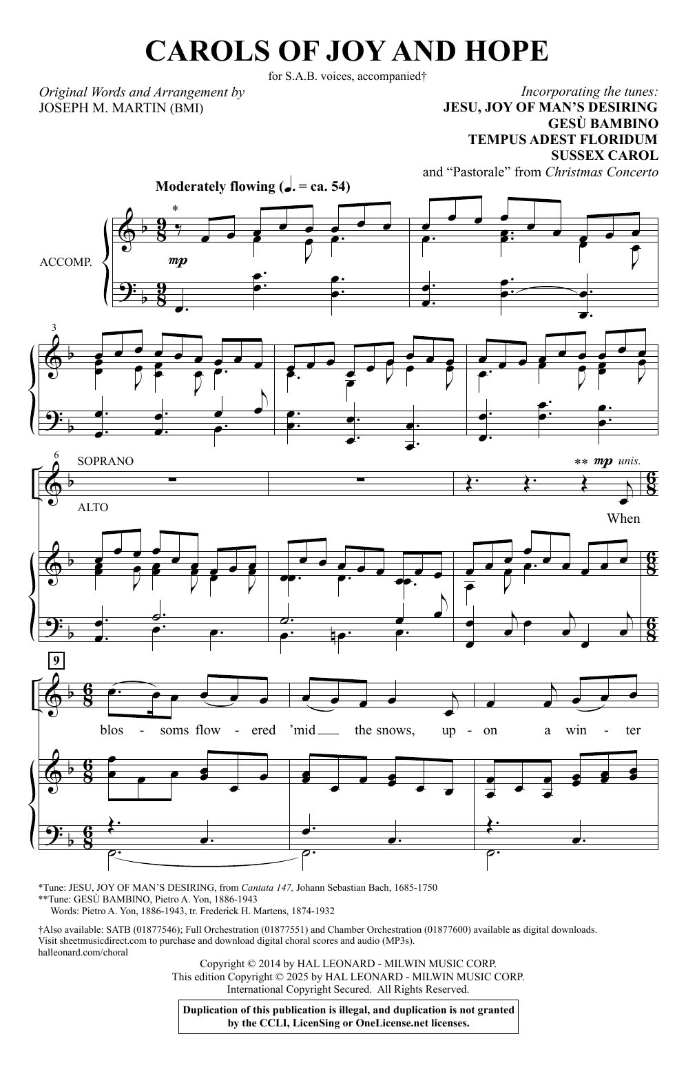 Produktbild zu: Carols Of Joy And Hope
