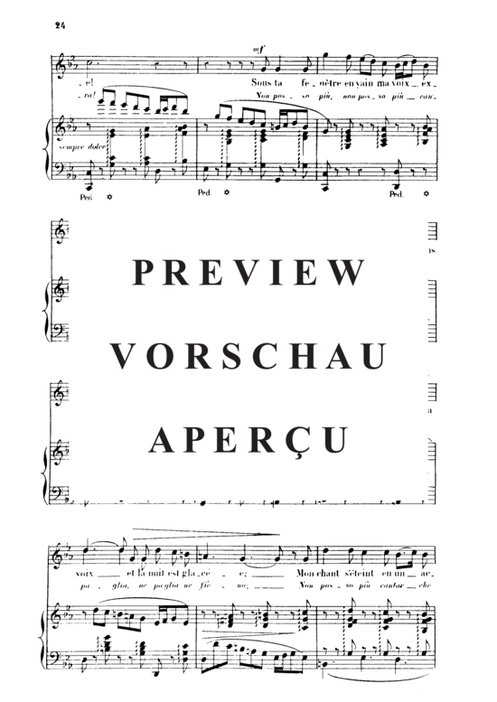 gallery: Sérénade toscane Op. 3 No.2 , , (Gesang hoch + Klavier)