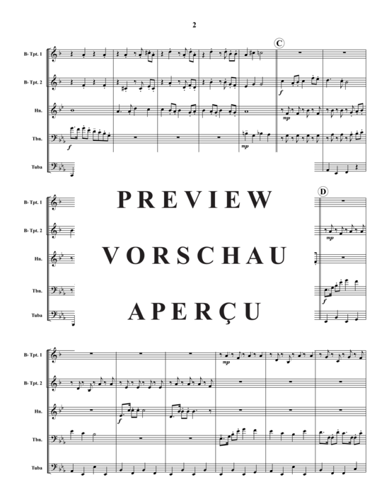 Produktgalerie: Seite 4 von 18 Rainsford Polka , , (Blechbläserquintett)