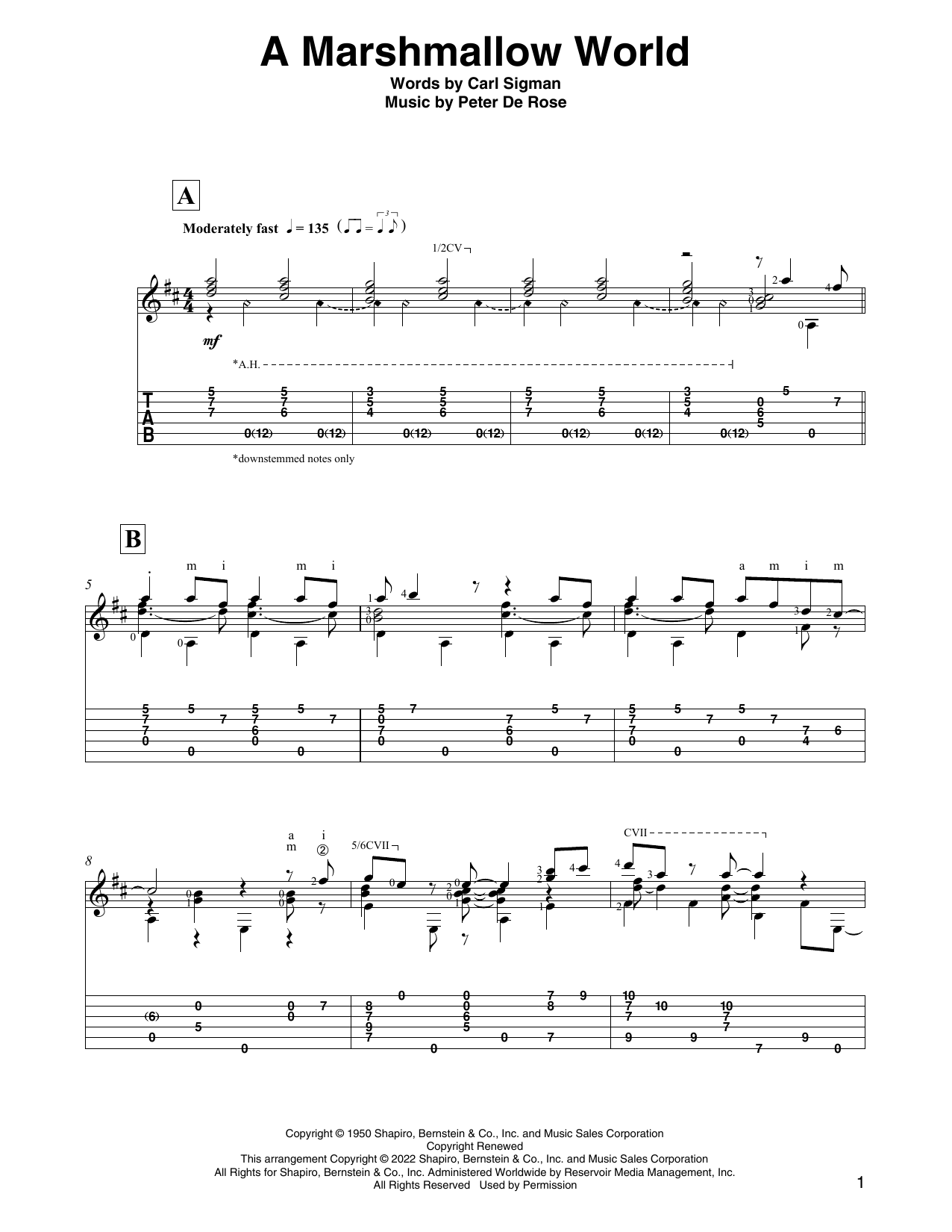 Product picture to: A Marshmallow World (arr. David Jaggs)