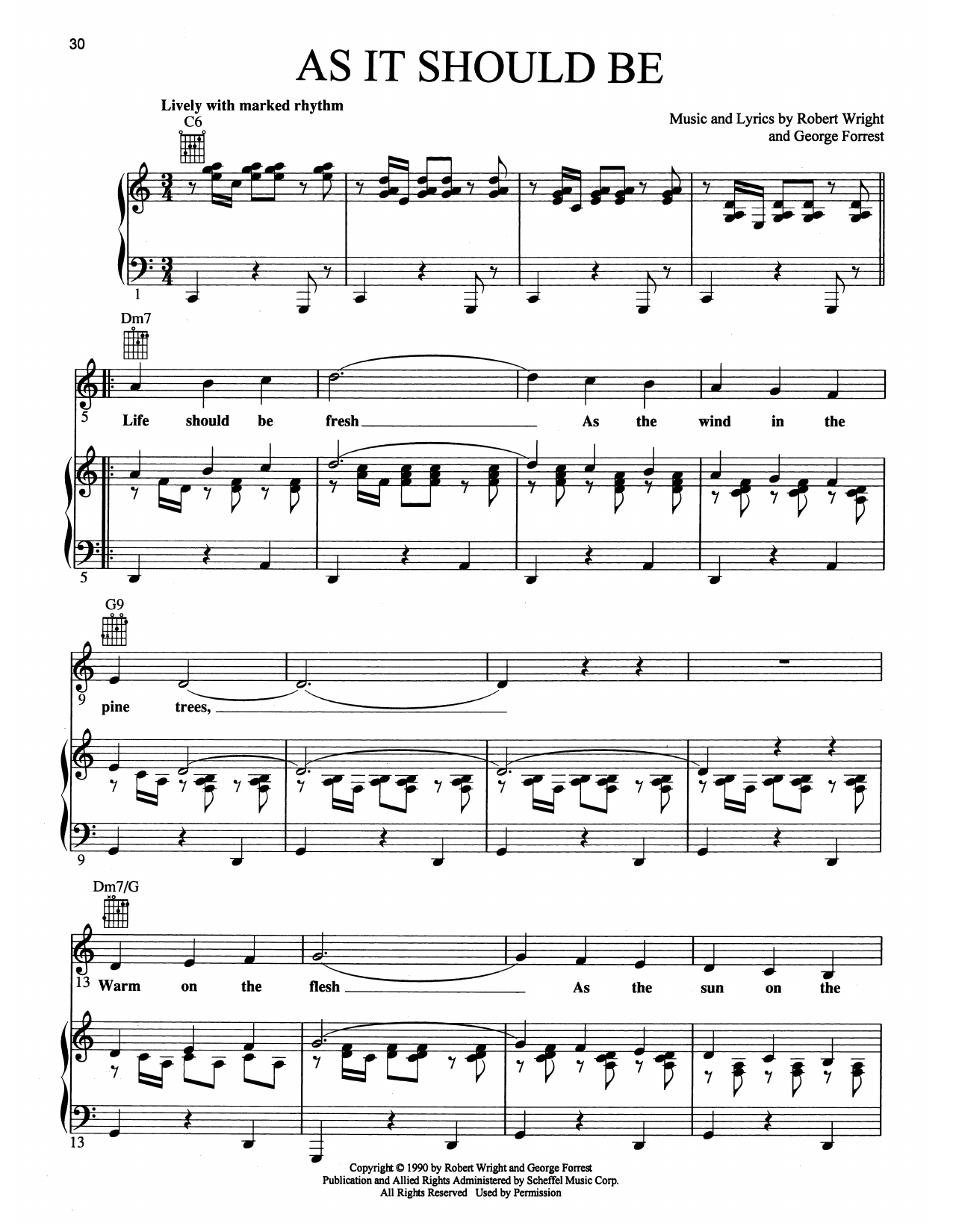 Produktbild zu: As It Should Be (from Grand Hotel: The Musical)