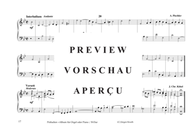 gallery: Präludien =Album für Orgel oder Piano , , (B-Dur)