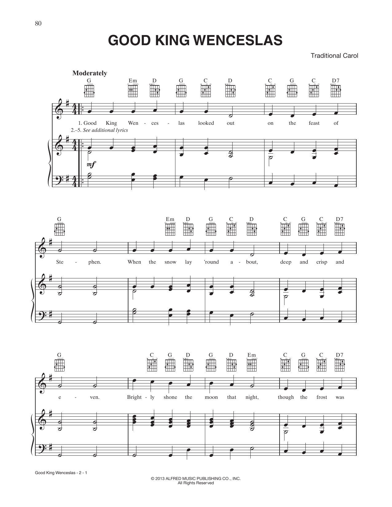 Produktbild zu: Good King Wenceslas