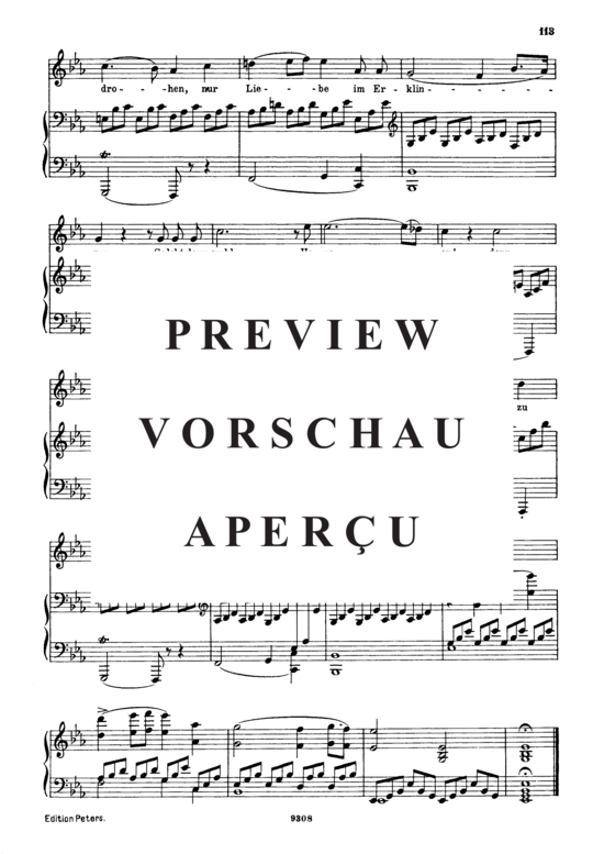 Product gallery: Page 5 of 5 An die Leier D.737, , High Voice and Piano