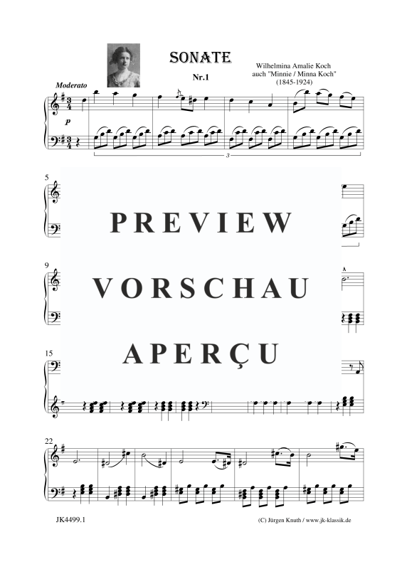 Produktgalerie: Seite 2 von 6 Sonate Nr. 1, , Klavier Solo