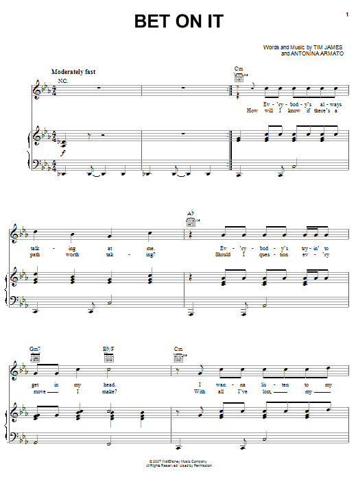 Produktbild zu:  Bet On It - High School Musical 2