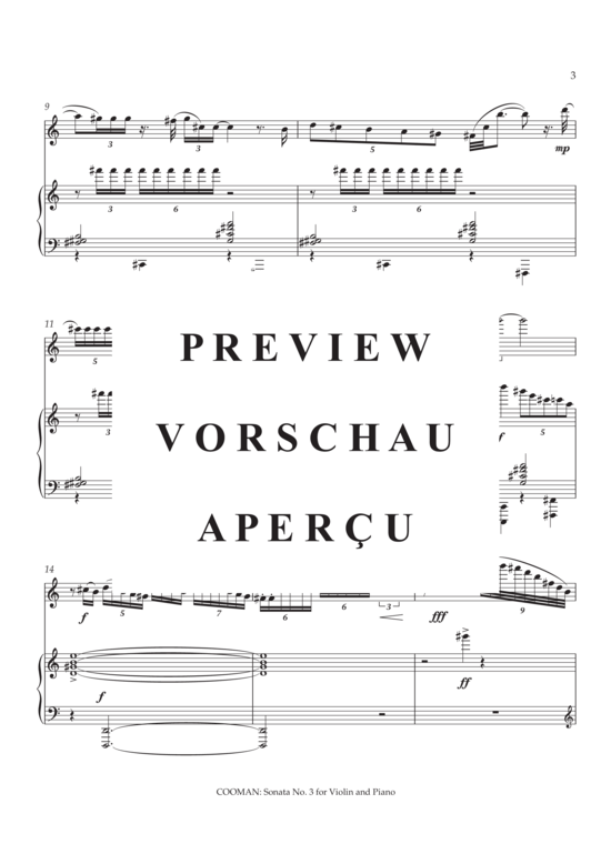 Product gallery: Page 4 of 21 Sonata no. III for violin and piano , , (violin + piano)