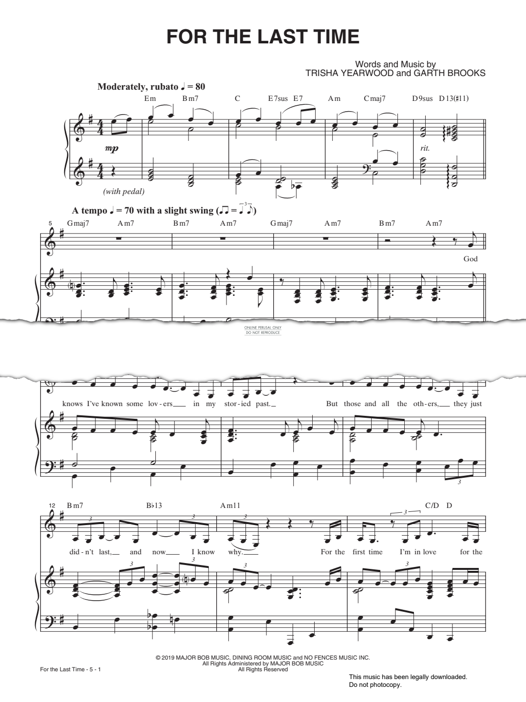 Produktgalerie: Seite 1 von 1 For The Last Time, Trisha Yearwood, Gesang, Gitarre, Klavier