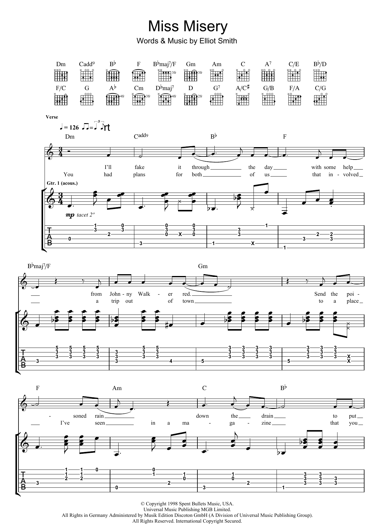 Product gallery: Page 1 of 1 Miss Misery, Elliott Smith