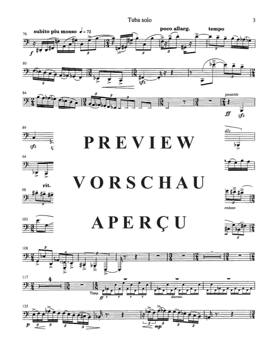 Produktgalerie: Seite 6 von 14 Concerto , , (Tuba Solo)