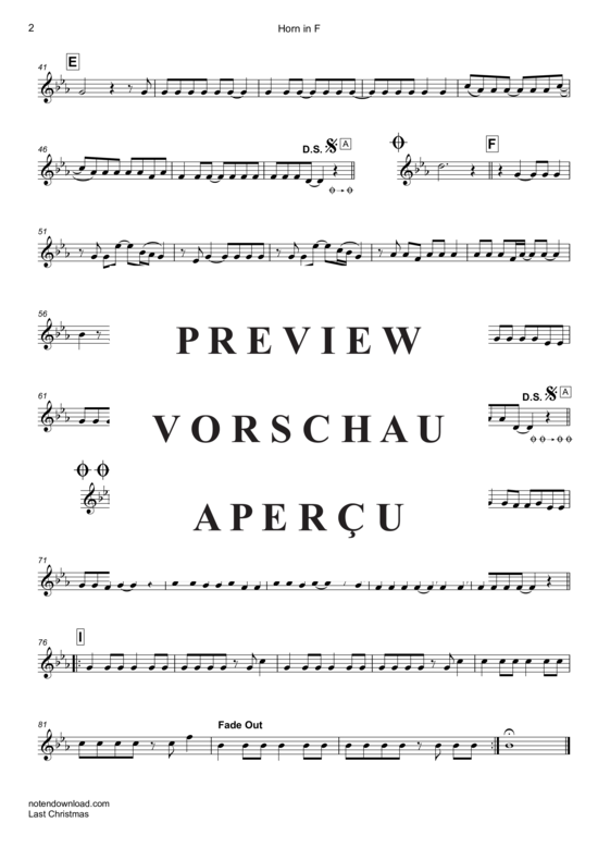 Produktgalerie: Seite 11 von 17 Last Christmas , Michael, George, (Blechbläser Quintett/Ensemble)