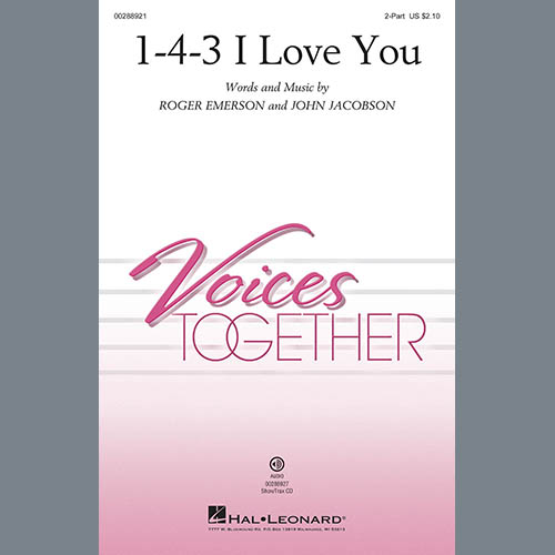 cover: 1-4-3 I Love You, John Jacobson & Roger Emerson, Chor