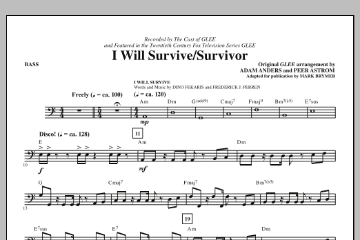 Product picture to: I Will Survive/Survivor (arr. Mark Brymer) - Bass