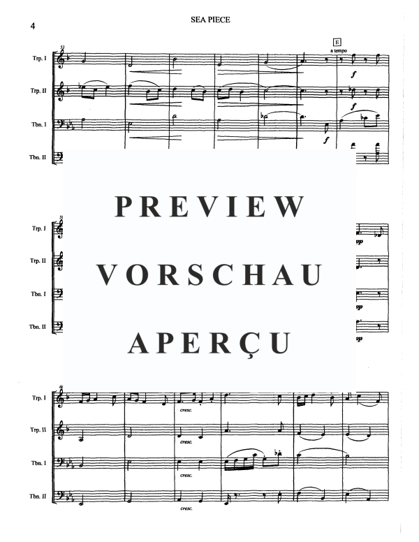 Produktgalerie: Seite 6 von 11 Sea Piece, , Blechbläserquartett