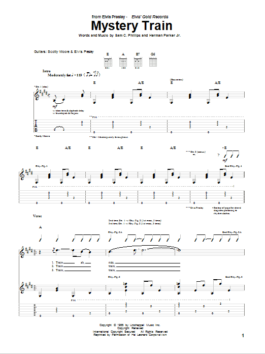 Produktgalerie: Seite 1 von 1 Mystery Train, Elvis Presley, Gitarre