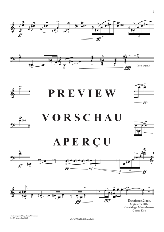 Produktgalerie: Seite 4 von 4 Clausula II , , (Violoncello Solo)