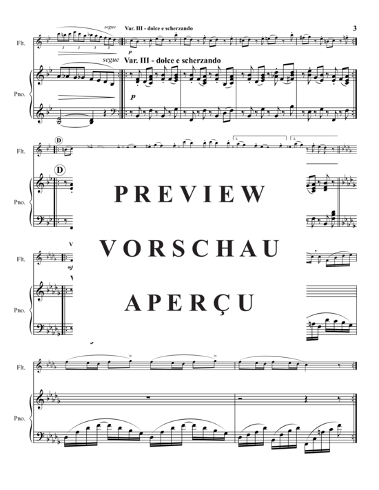Product gallery: Page 4 of 15 Variationen auf Händel-Themen , , (flute + piano)
