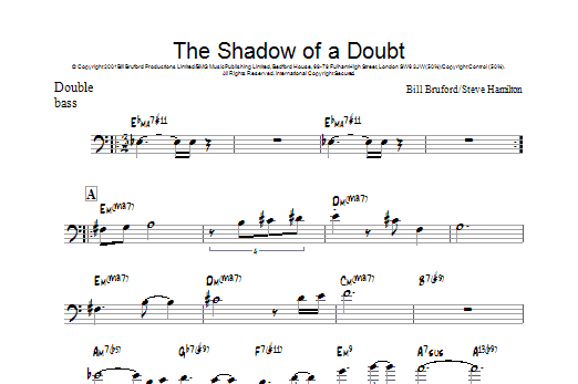 Produktgalerie: Seite 1 von 1 The Shadow Of A Doubt, Bill Bruford, E-Bass, Gitarre