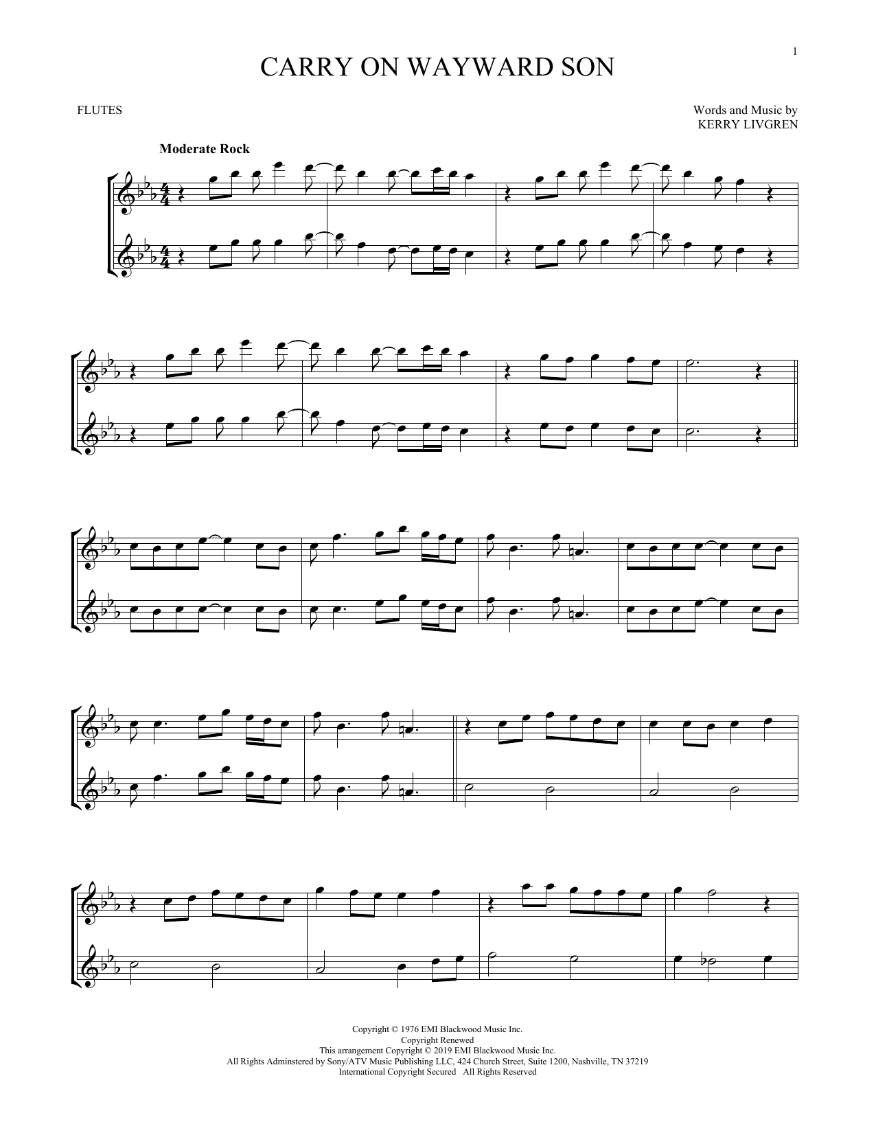 Product gallery: Page 1 of 1 Carry On Wayward Son, Kansas