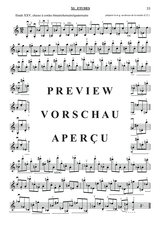 gallery: 40 Études for Violin , , (Geige Solo)