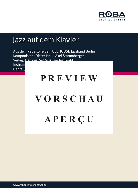 gallery: Jazz auf dem Klavier, 12 Stücke , , (Klavier Solo)