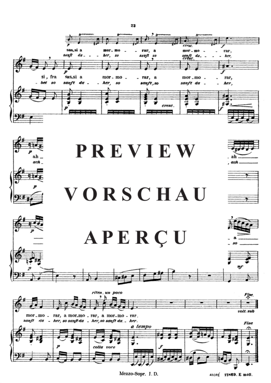 Product gallery: Page 4 of 5 Ritornerai fra poco, Schimon Adolph, Medium Voice and Piano