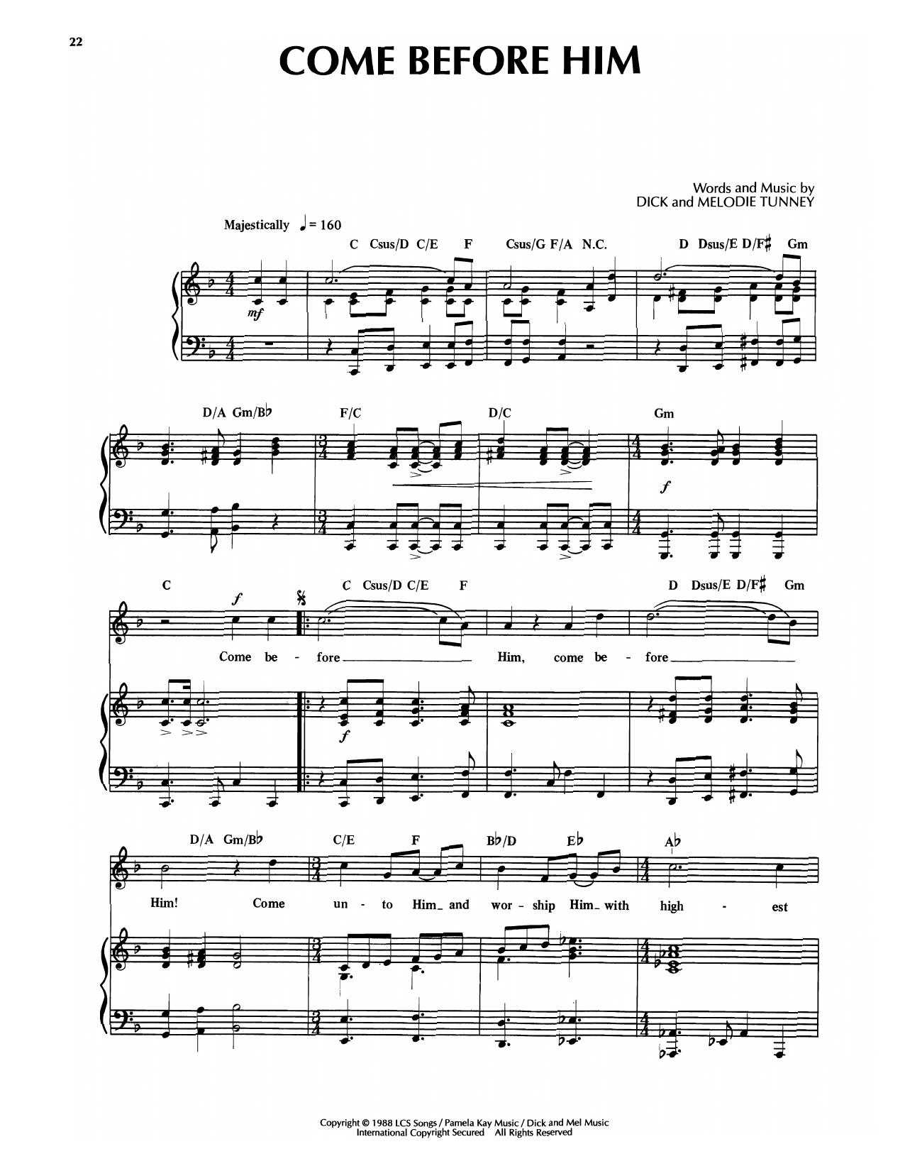 Produktgalerie: Seite 1 von 1 Come Before Him, Sandi Patty, Gesang, Klavier