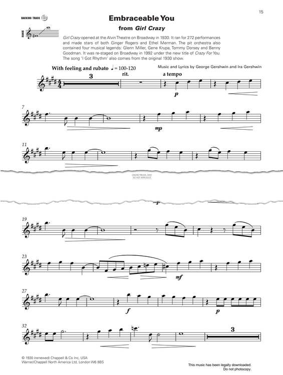 Product gallery: Page 1 of 1 Embraceable You, George Gershwin