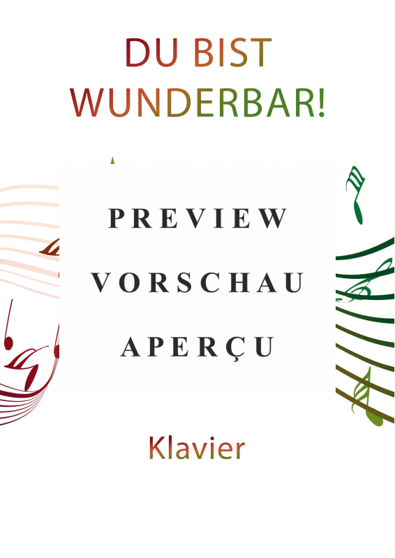Produktgalerie: Seite 2 von 6 Du bist wunderbar!, Hildegard Knef, Klavier Solo