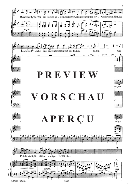 Product gallery: Page 5 of 5 Morgenlied D.685, , Medium Voice and Piano