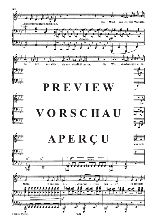 Product gallery: Page 3 of 6 Willkomen und Abschied D.767, , Medium Voice and Piano