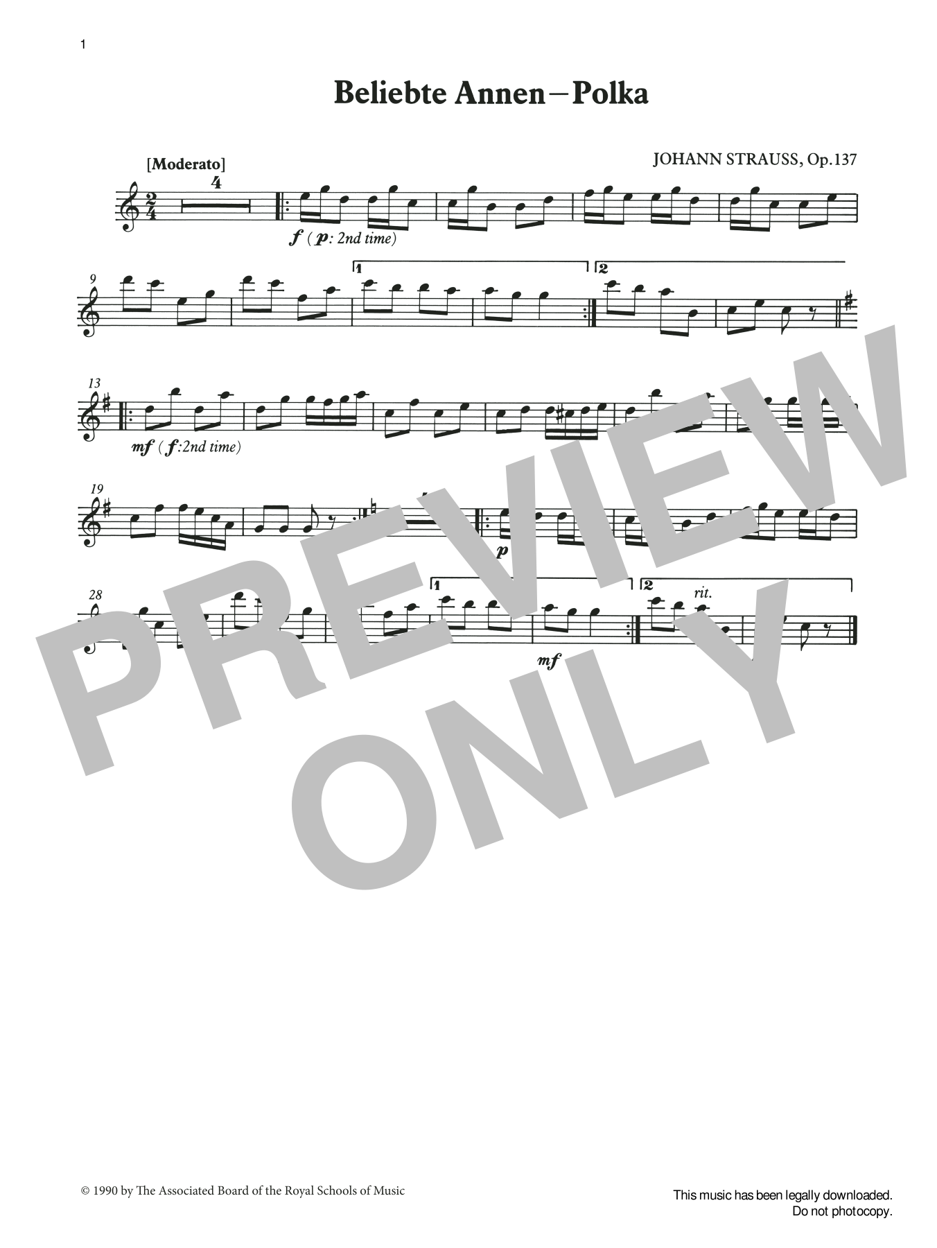 Produktgalerie: Seite 1 von 1 Beliebte Annen - Polka (score & part) from Graded Music for Tuned Percussion, Book I, Johann Strauss I, Percussion