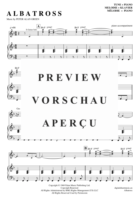 Product gallery: Page 2 of 11 Albatross , Mac, Fleetwood, Voice with Piano Accompaniment