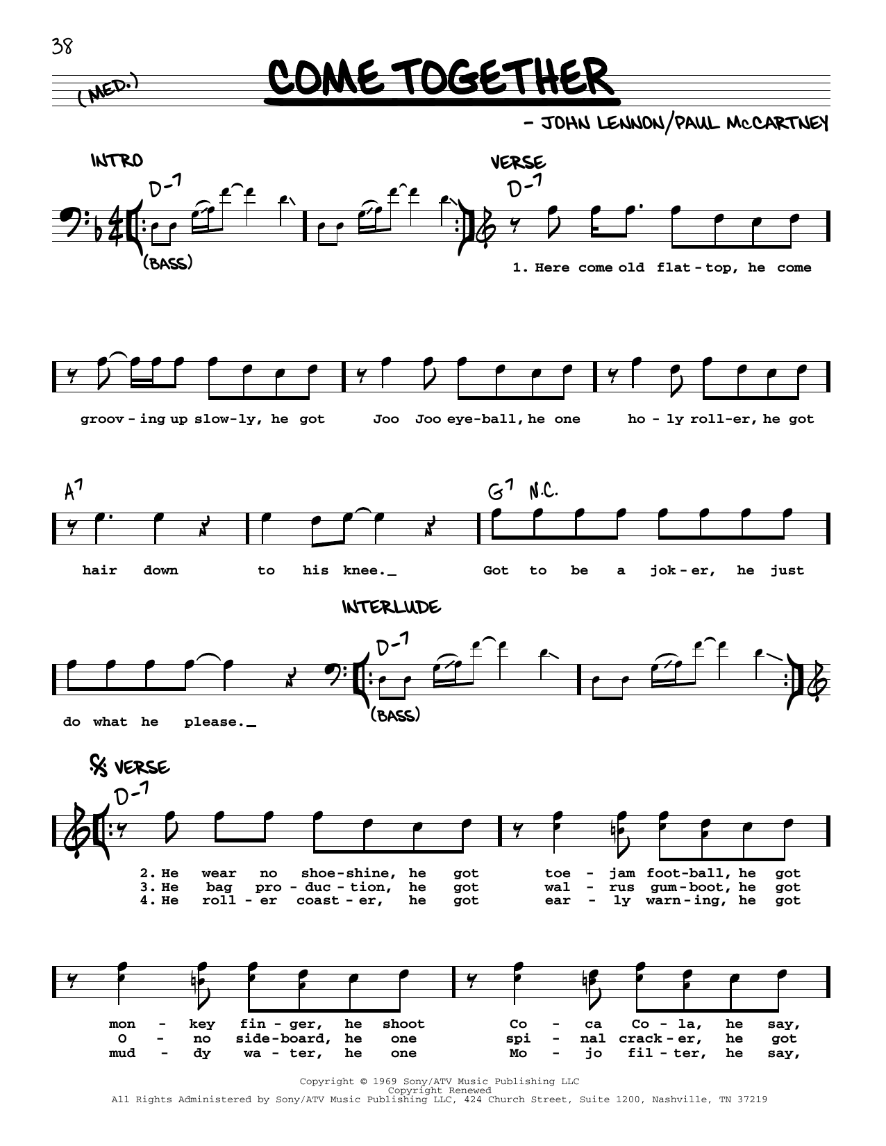 Product picture to: Come Together [Jazz version]