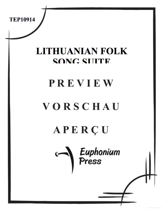 Product gallery: Page 2 of 16 Lithuanian Folk Song Suite , , (Tuba Quartett EETT)
