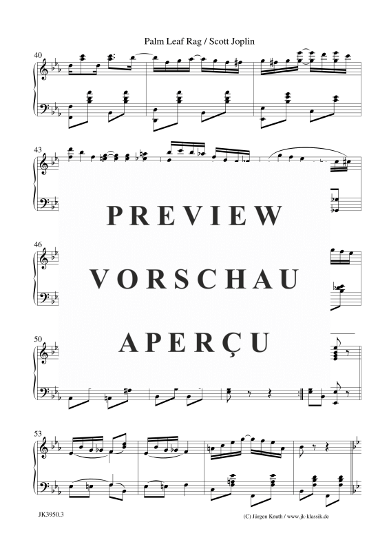 gallery: Palm Leaf Rag, , (Klavier Solo)
